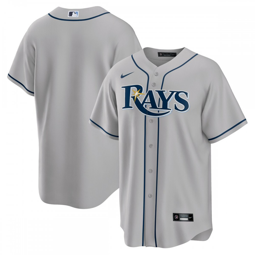 Tampa Bay Rays Road Replica Team Jersey - Gray-Pro Kit Vault | Brand New 26/27 Sports Jerseys
